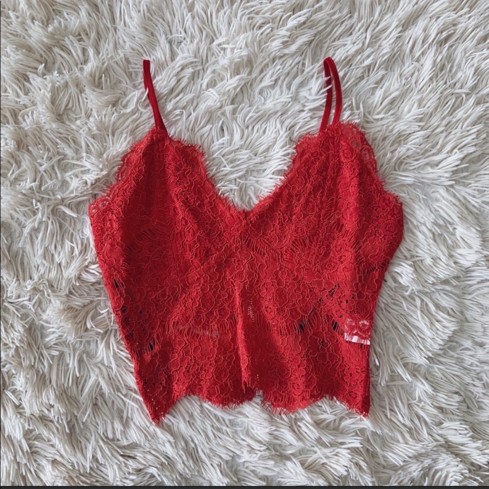 Missguided Lace Crop